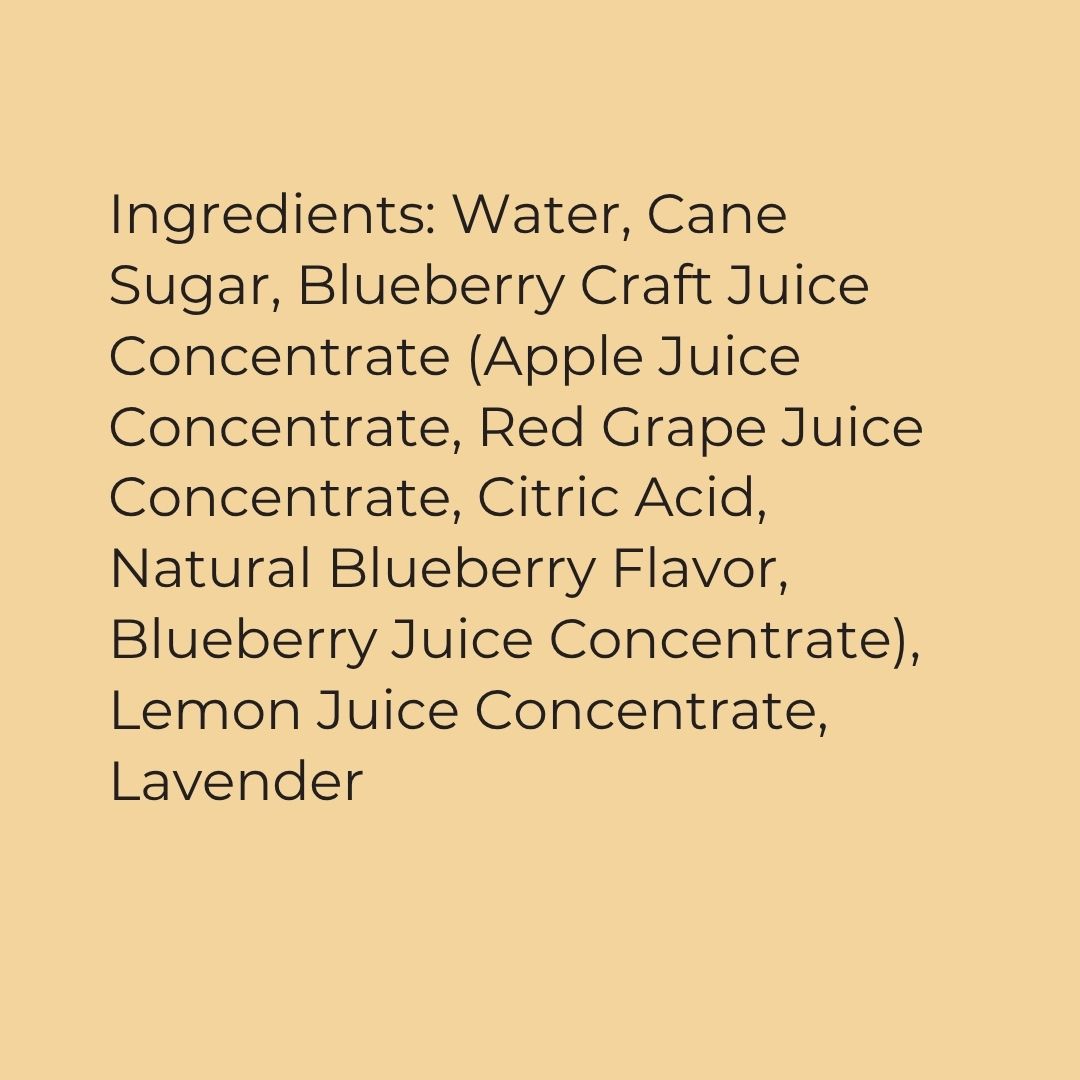 Blueberry & Lavender Mixer, 16 fl oz