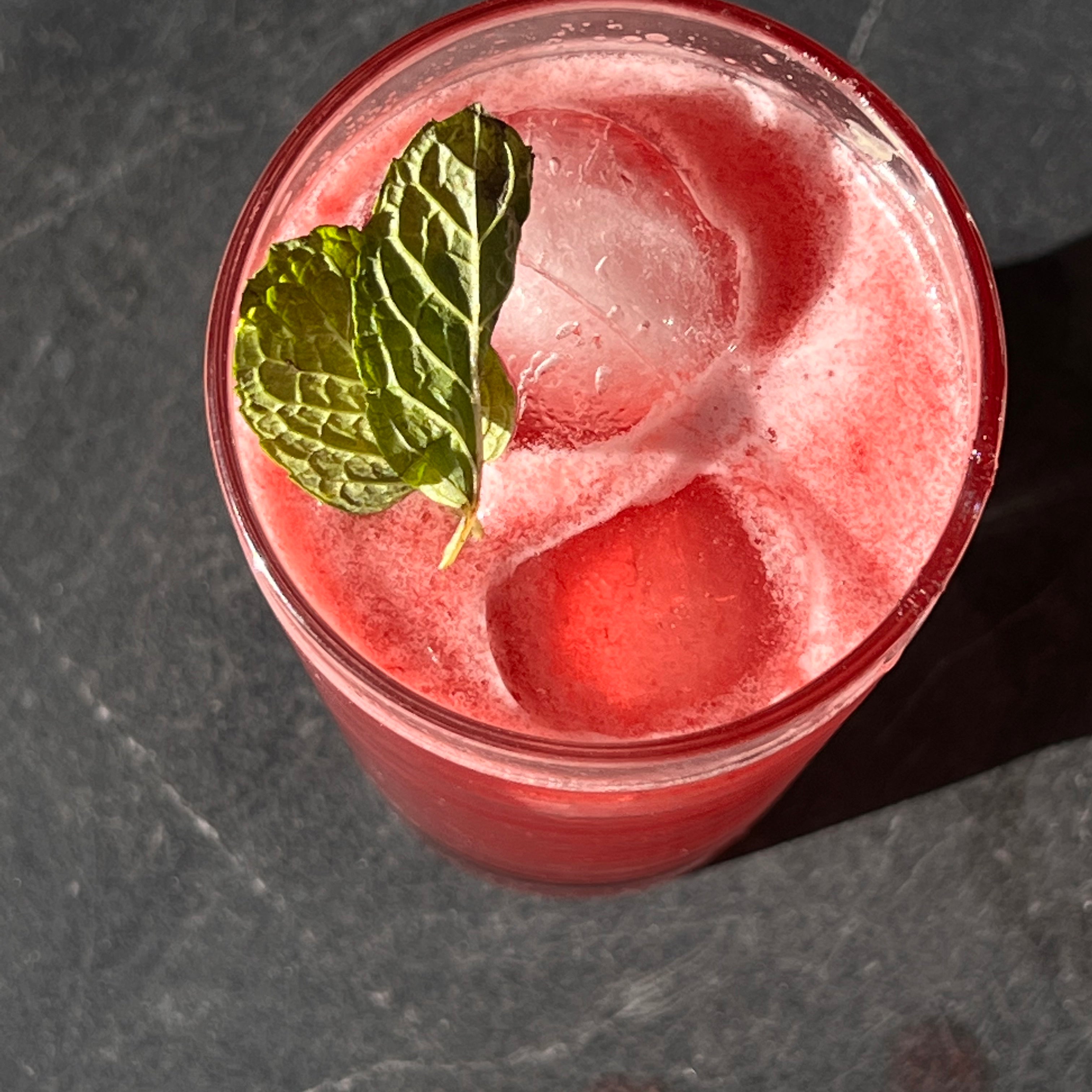 Cranberry Mint Mocktail with Wood Stove Kitchen Mulled Wine Cranberry Sauce