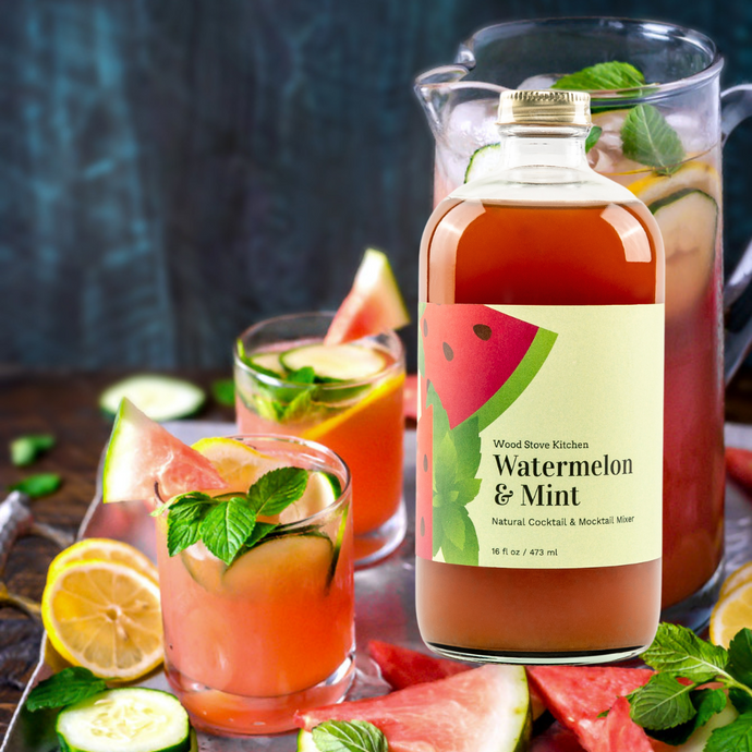 Watermelon Slush (Mocktail or Cocktail!) - Watermelon & Mint Mixer