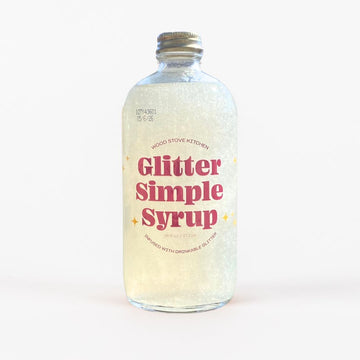 Glitter Simple Syrup, 16 fl oz