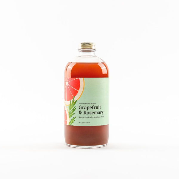 Grapefruit & Rosemary Cocktail & Mocktail Mixer, 16 fl oz – Wood
