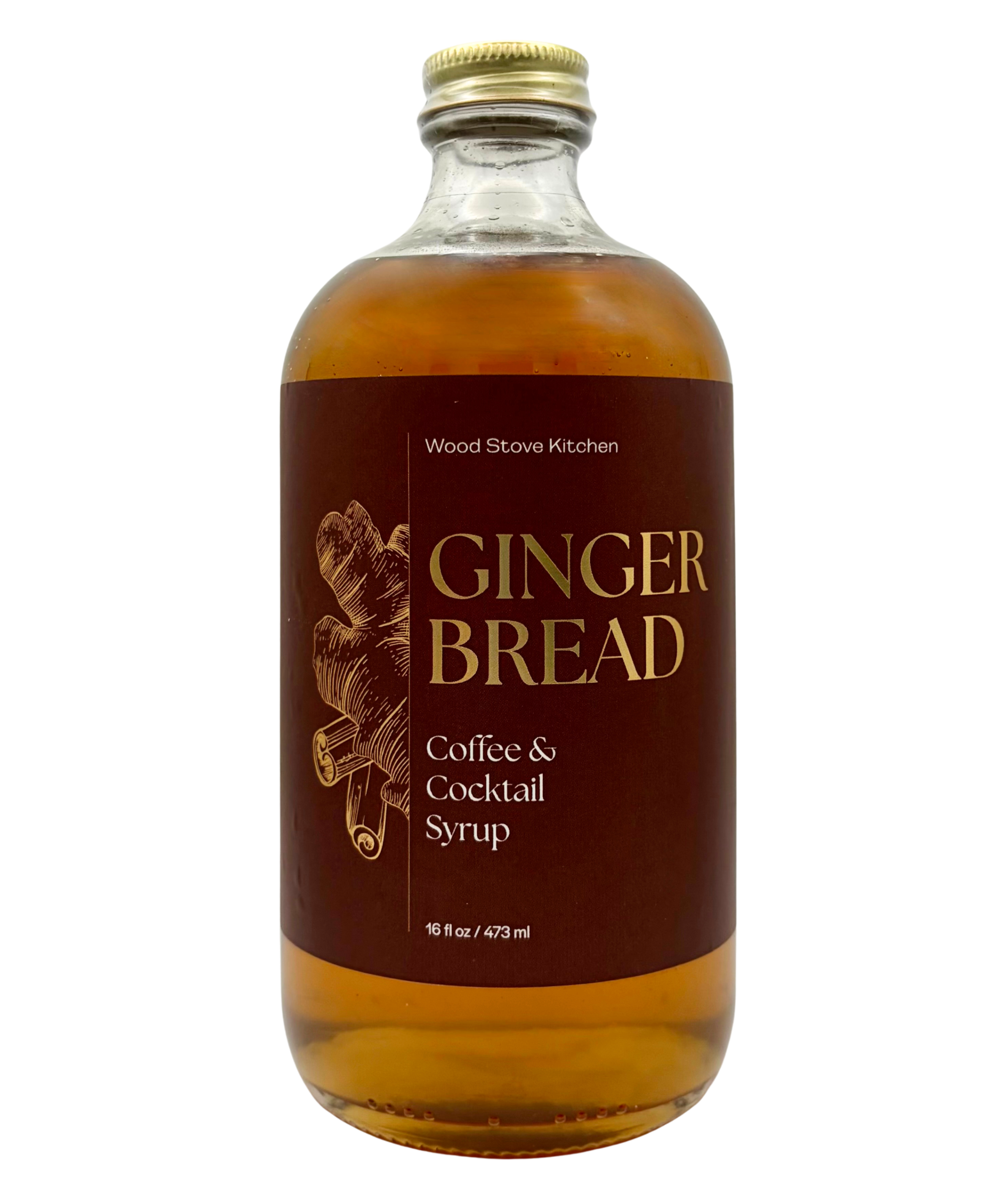 Gingerbread Coffee & Cocktail Syrup, 16 fl oz