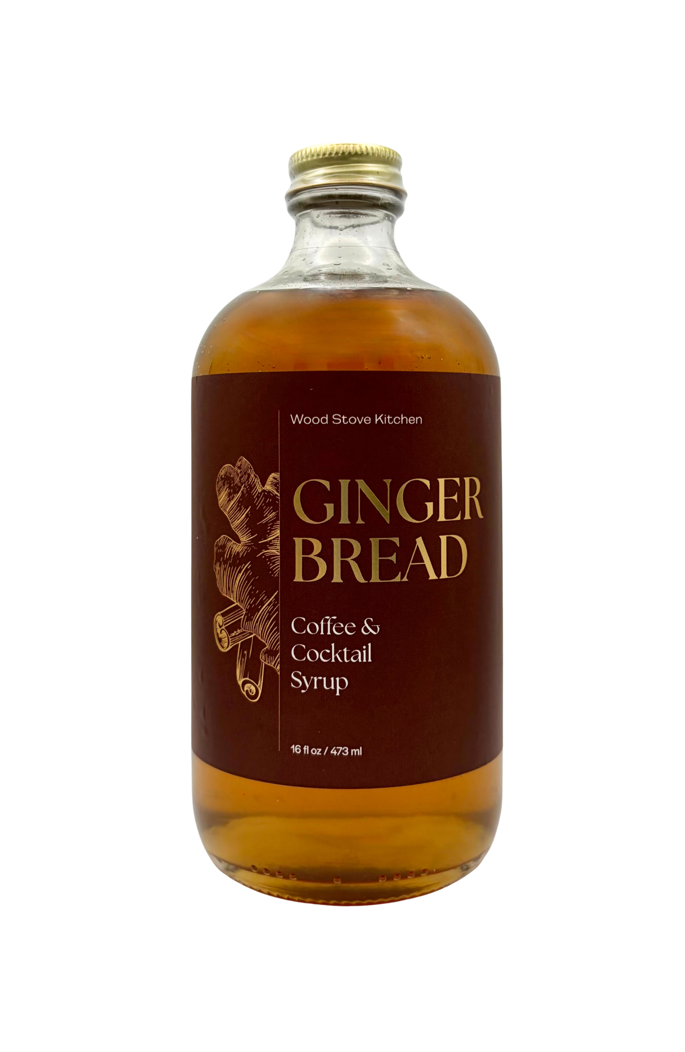 Gingerbread Coffee & Cocktail Syrup, 16 fl oz