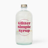 Glitter Simple Syrup for Cocktail, Mocktails, Coffee, Tea & More, 16 fl oz