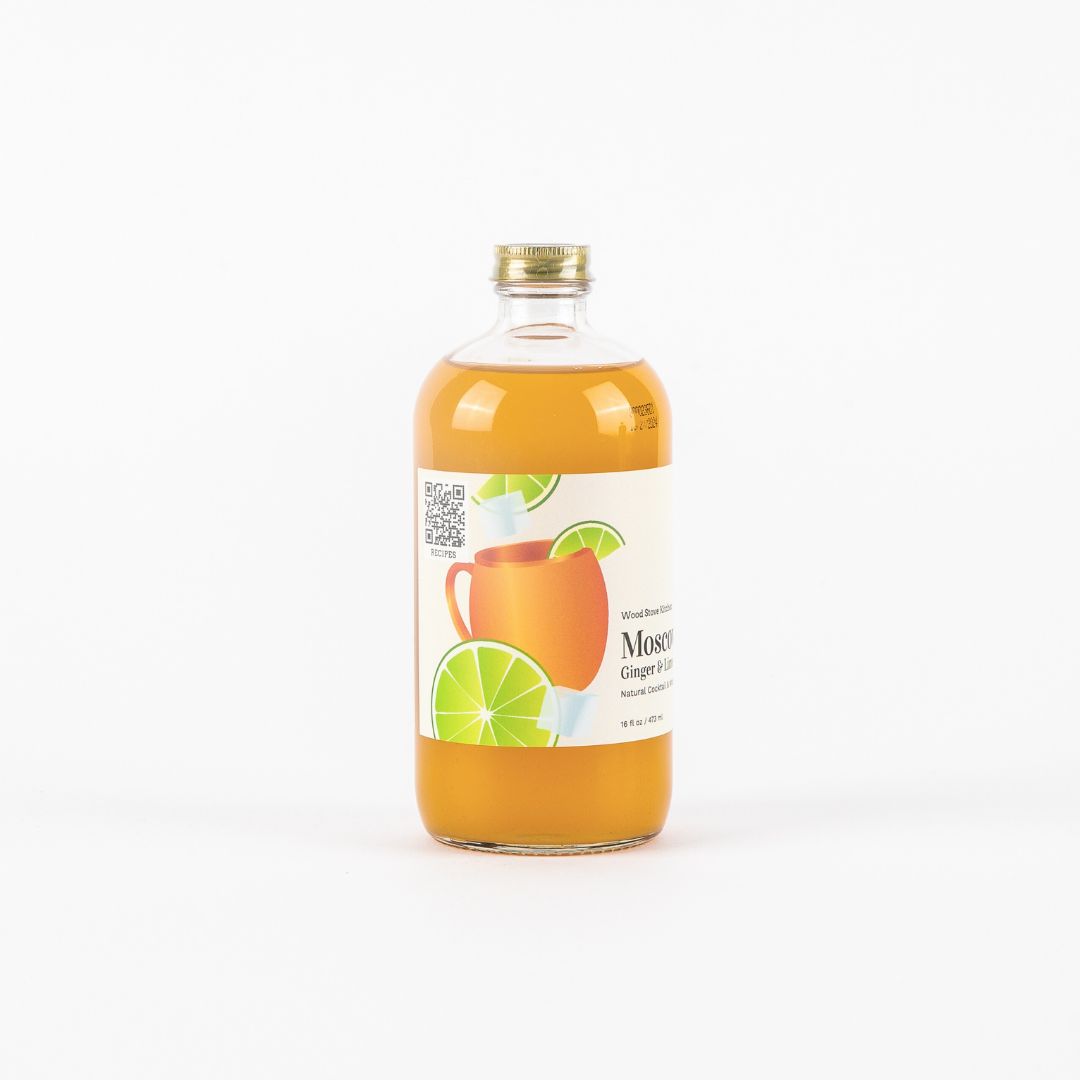 Moscow Mule (Ginger & Lime) Natural Cocktail/Mocktail Mixer