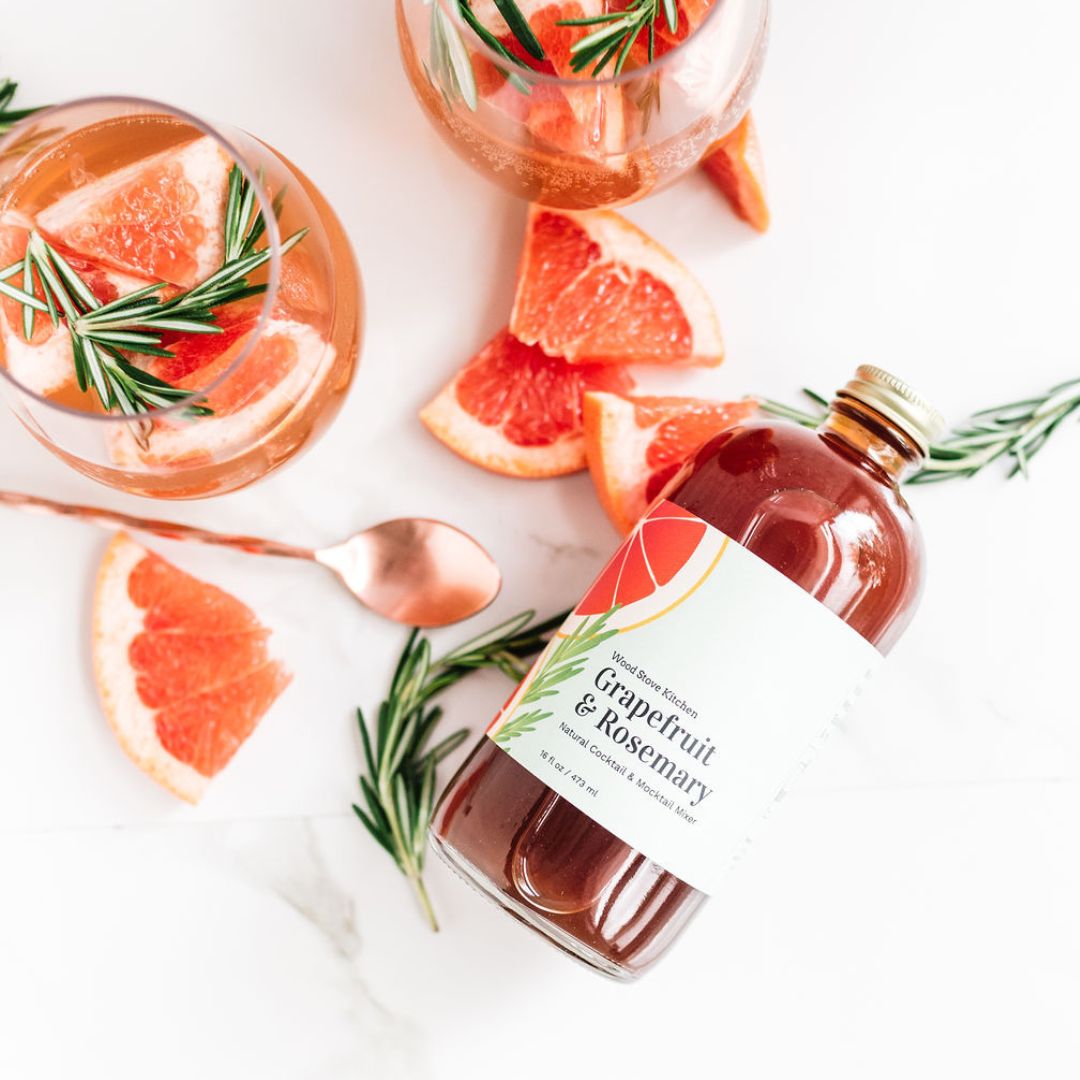Grapefruit & Rosemary Cocktail-Mocktail Mixer, 16 fl oz