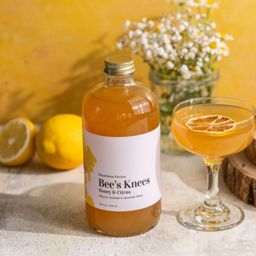 Bee's Knees Cocktail or Mocktail Mixer, 16 oz