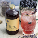 Blueberry & Lavender Cocktail & Mocktail Mixer, 16 fl oz