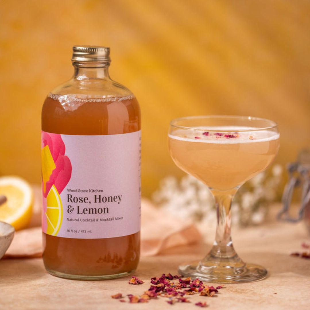 Rose, Honey & Lemon Cocktail-Mocktail Mixer, 16 fl oz