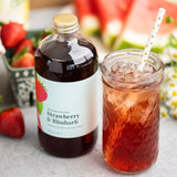 Strawberry-Rhubarb Cocktail & Mocktail Mixer, 16 fl oz