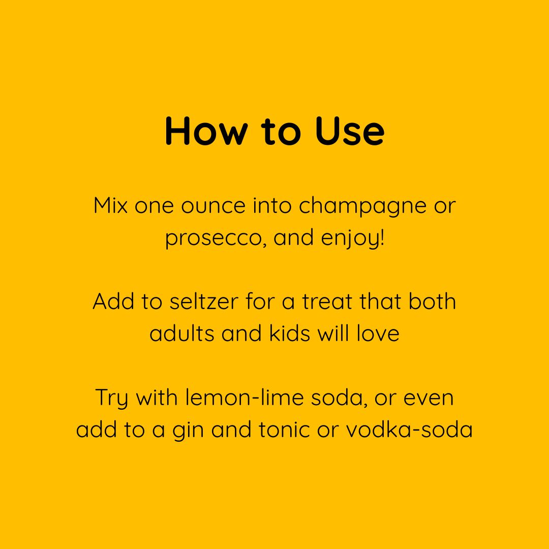 Glitter Mimosa Mixer, 16 fl oz