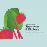 Strawberry-Rhubarb Cocktail & Mocktail Mixer, 16 fl oz