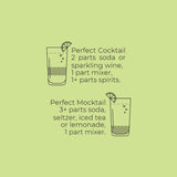 Watermelon & Mint Cocktail & Mocktail Mixer, 16 fl oz