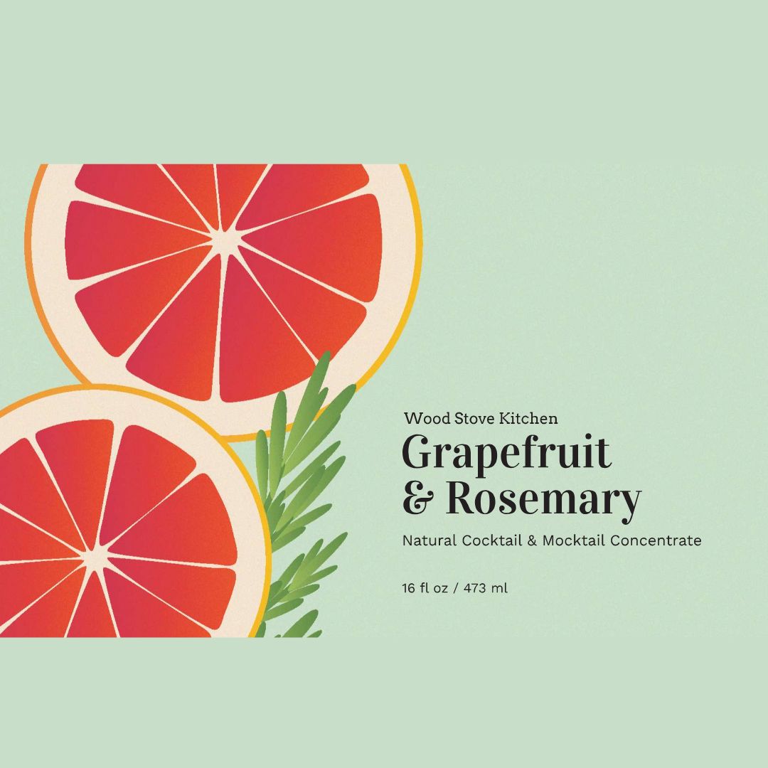 Grapefruit & Rosemary Cocktail-Mocktail Mixer, 16 fl oz