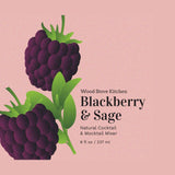 Blackberry & Sage Cocktail & Mocktail Mixer, 16 fl oz