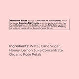 Rose, Honey & Lemon Cocktail & Mocktail Mixer, 16 fl oz