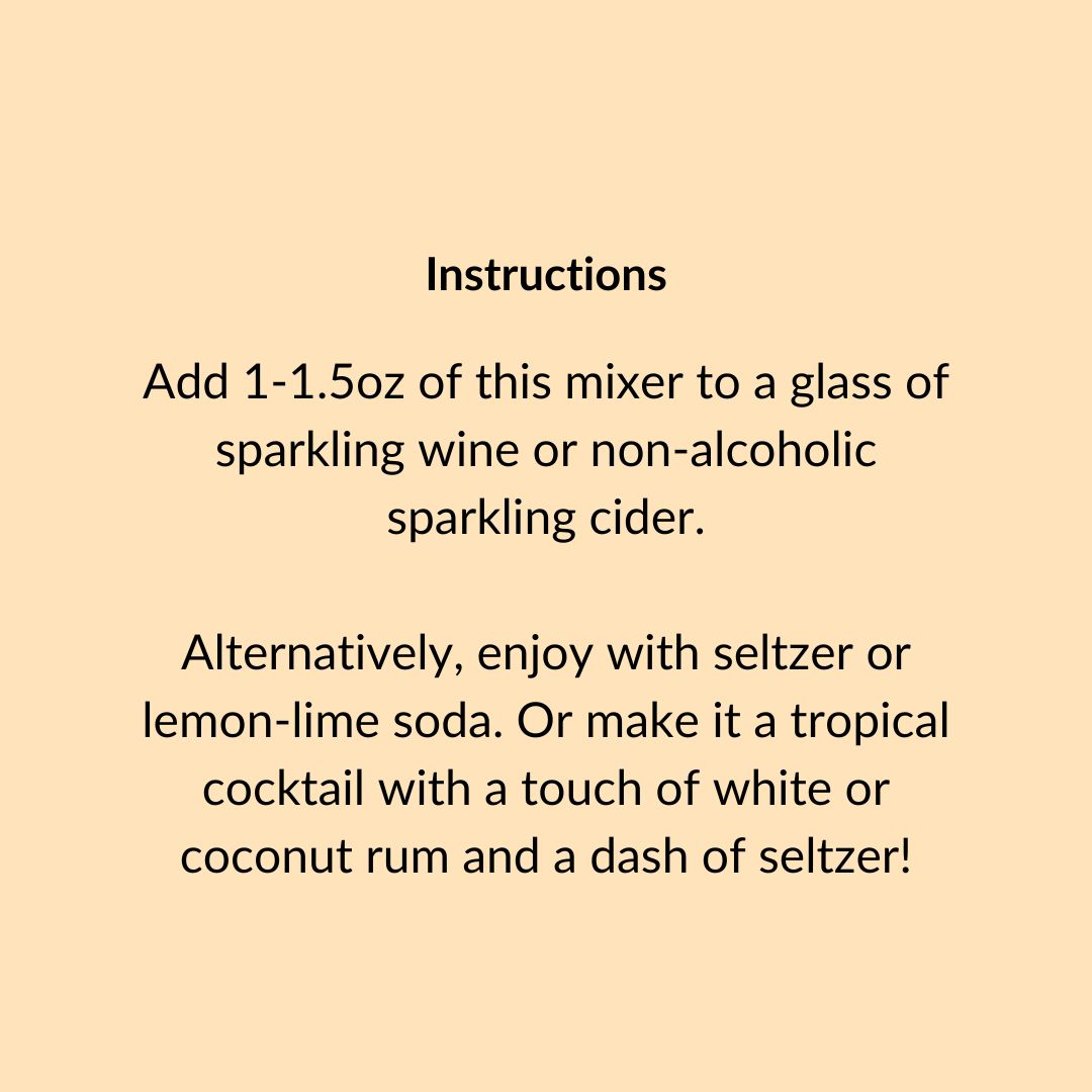 Mimosa Mixer with Tangerine & Mango, 16 fl oz