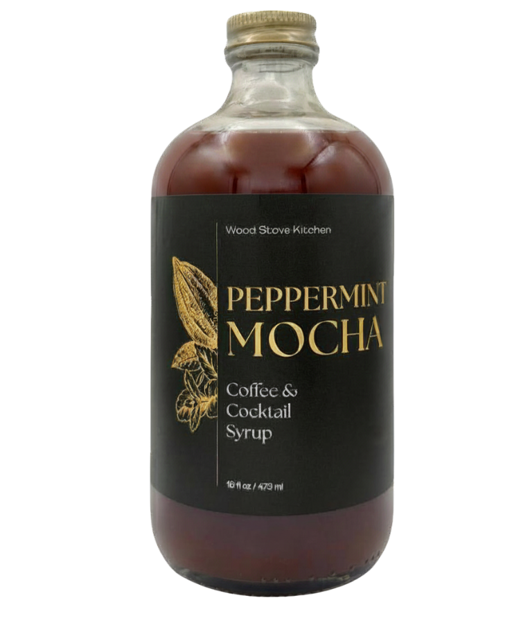 Peppermint Mocha Coffee & Cocktail  Syrup, 16 fl oz