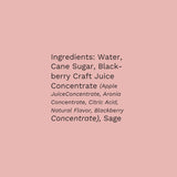 Blackberry & Sage Cocktail & Mocktail Mixer, 16 fl oz