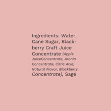 Blackberry & Sage Mixer, 16 fl oz