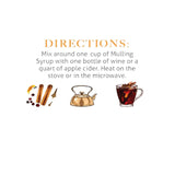 Mulling Syrup for Mulled Wine & Spiced Cider, 16 fl oz