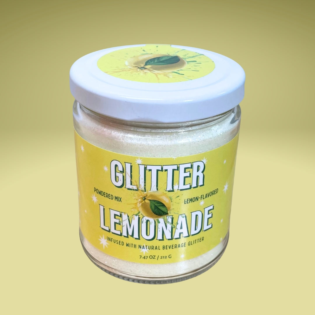 Glitter Lemonade Powder - Infused with FDA-Approved Beverage Glitter
