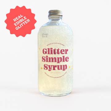 Glitter Simple Syrup, 16 fl oz