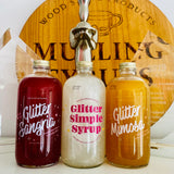 Glitter Cocktail Box: 3 of Our Glitter-Infused Mixers (Glitter Sangria, Glitter Mimosa & Glitter Simple Syrup)
