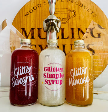 Glitter Cocktail Box: All 3 of Our Glitter-Infused Mixers (Glitter Sangria, Glitter Mimosa & Glitter Simple Syrup)
