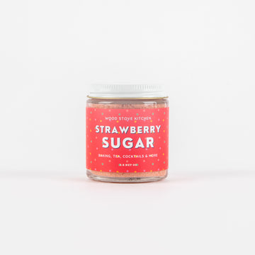 Strawberry Sugar for Baking, Tea, Cocktails & More