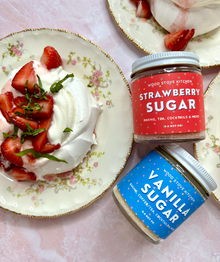Strawberry Sugar for Baking, Tea, Cocktails & More