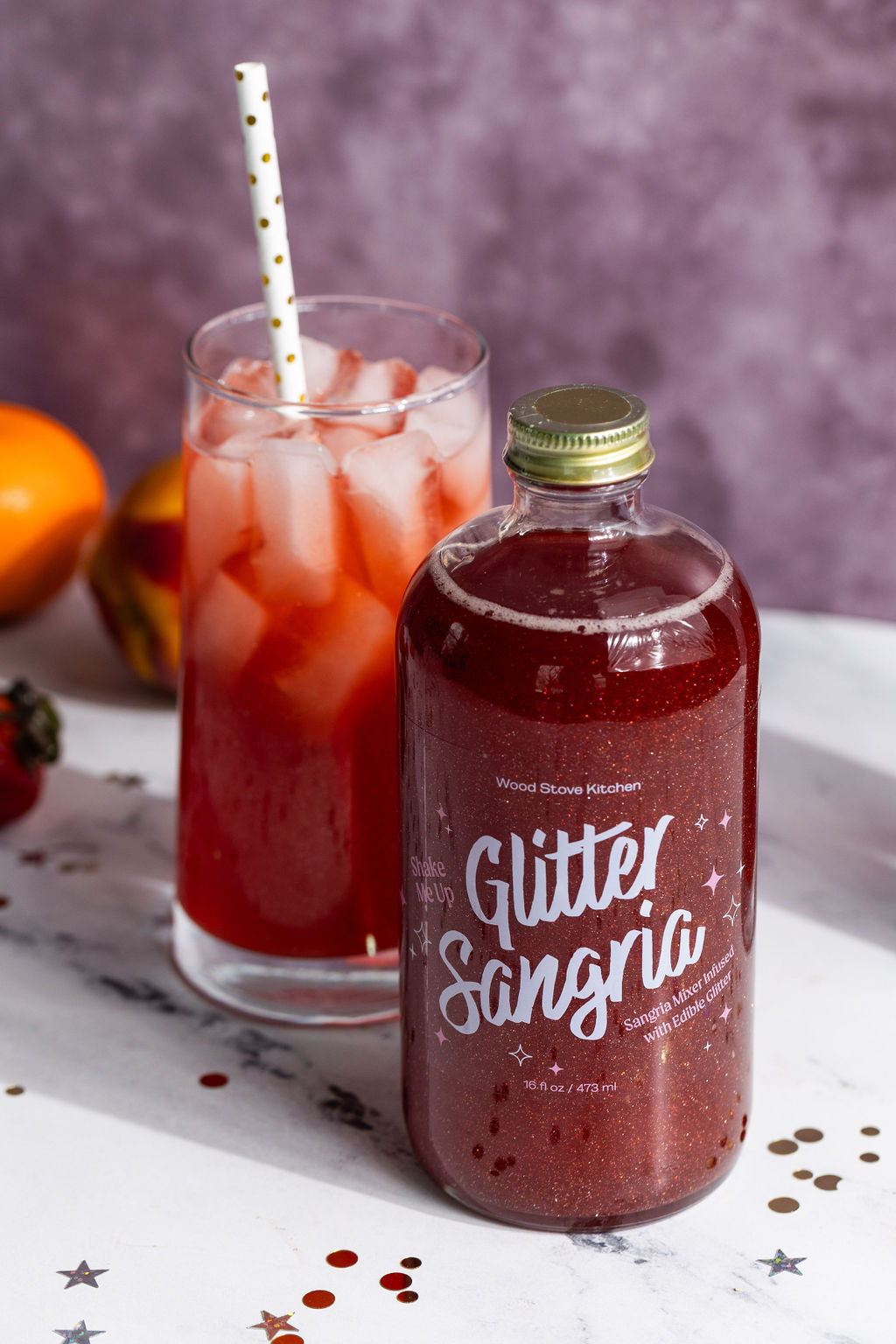 Glitter Cocktail Box: All 3 of Our Glitter-Infused Mixers (Glitter Sangria, Glitter Mimosa & Glitter Simple Syrup)