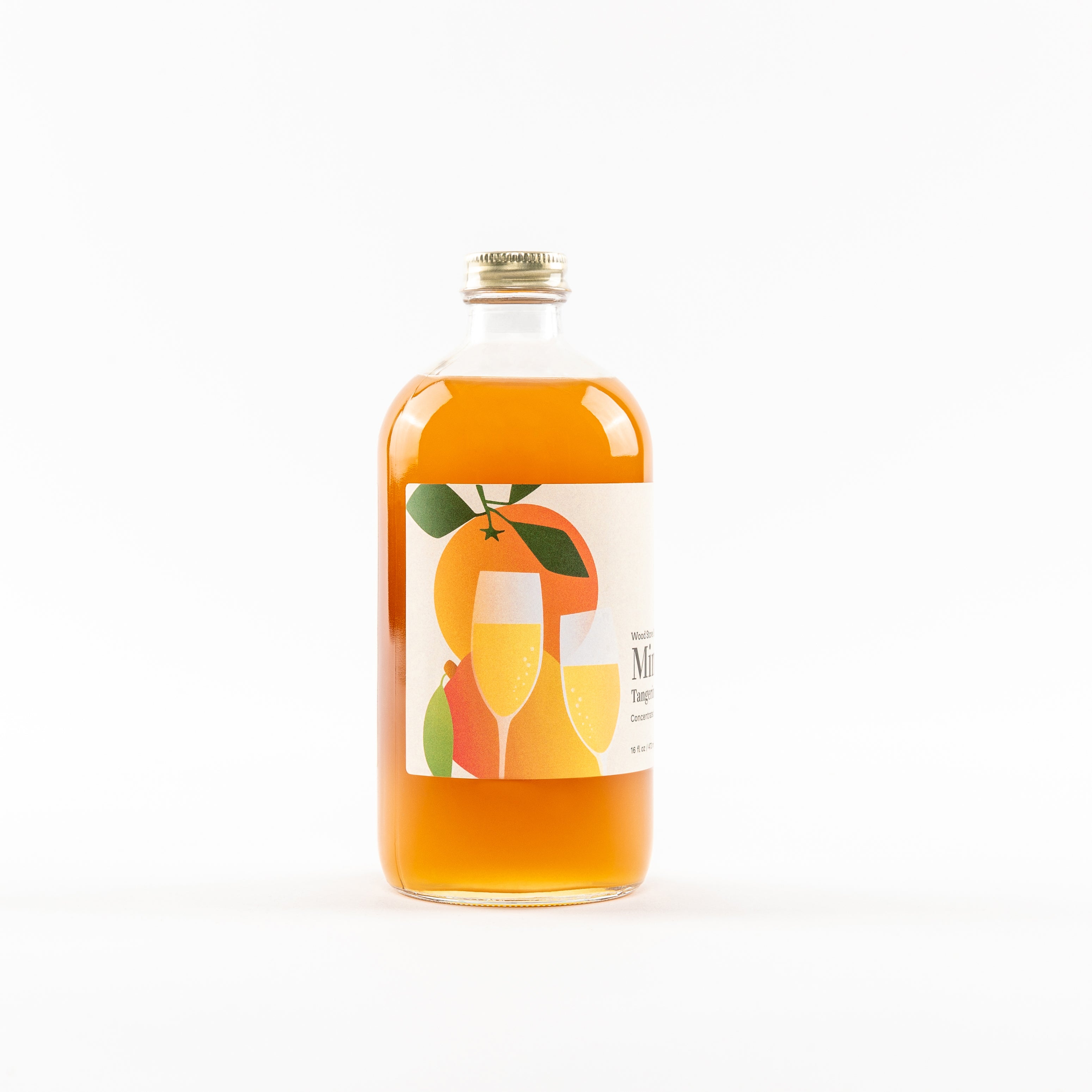 mini glass lemon mango mixer bottle