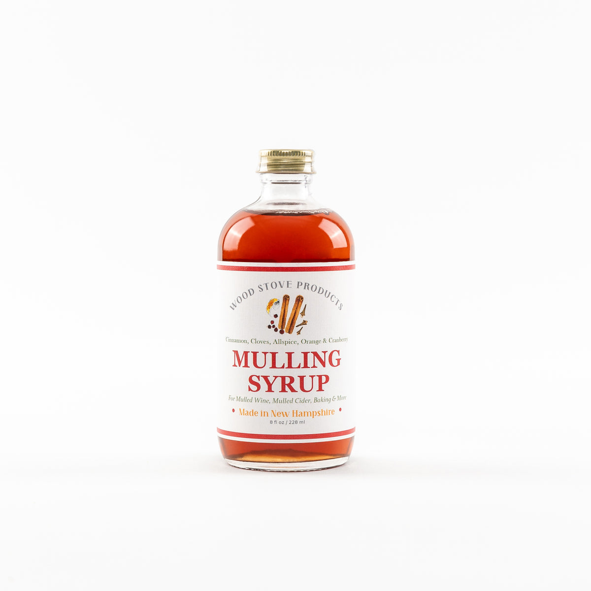 Mulling Syrup for Mulled Wine & Spiced Cider, 8 fl oz – Wood Stove Kitchen