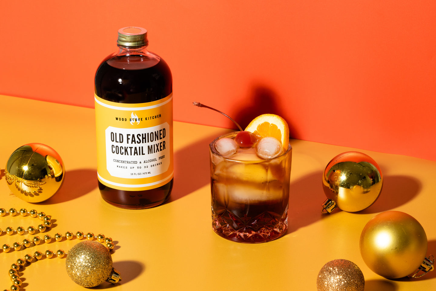 Old Fashioned Cocktail Syrup, 16 fl oz